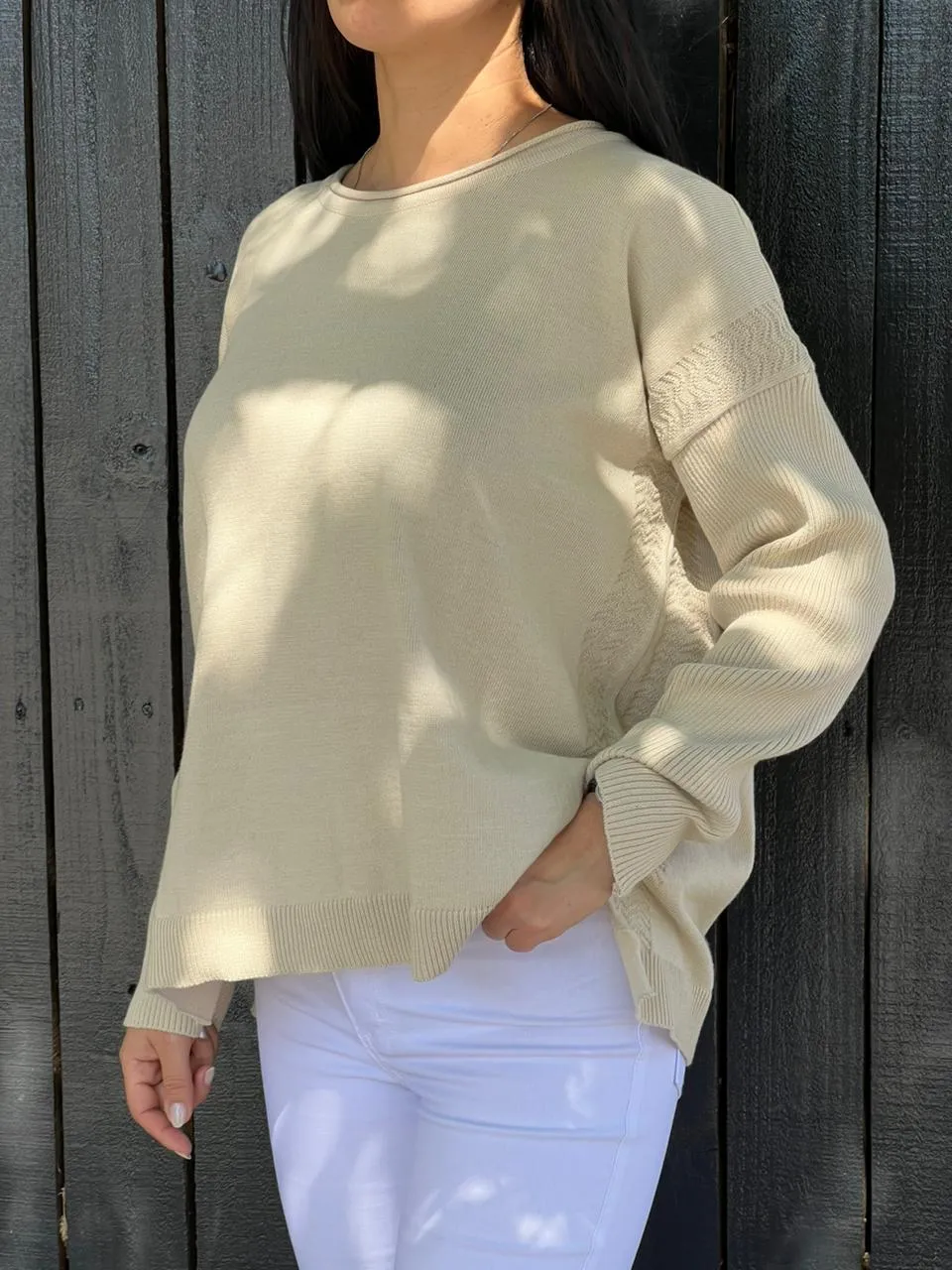 SWEATER LUKI BEIGE