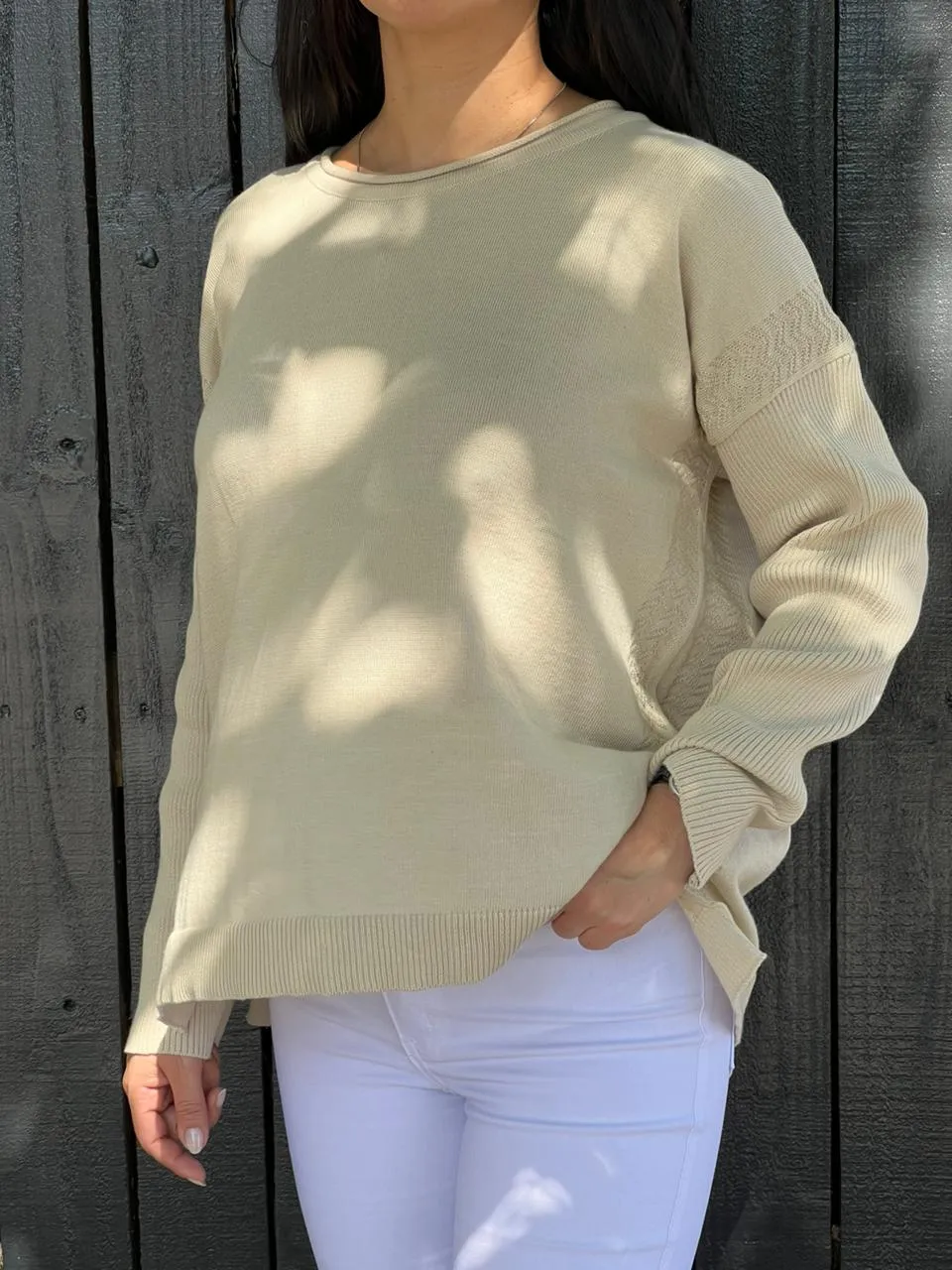 SWEATER LUKI BEIGE