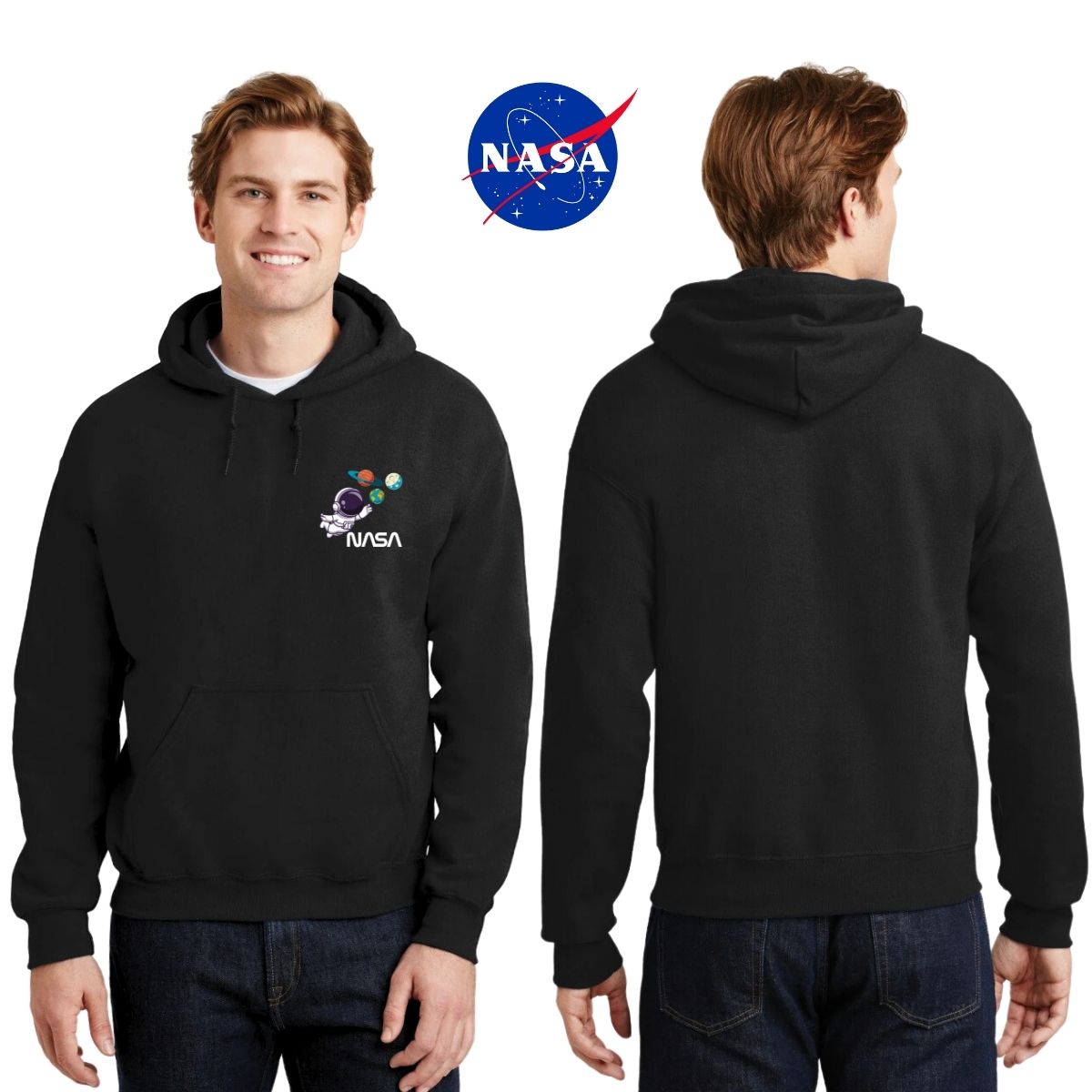 Sweater Suéter Hombre Hoodie Nasa Astronauta