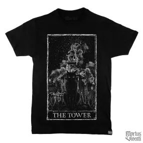 The Tower Tarot Card T (cat)