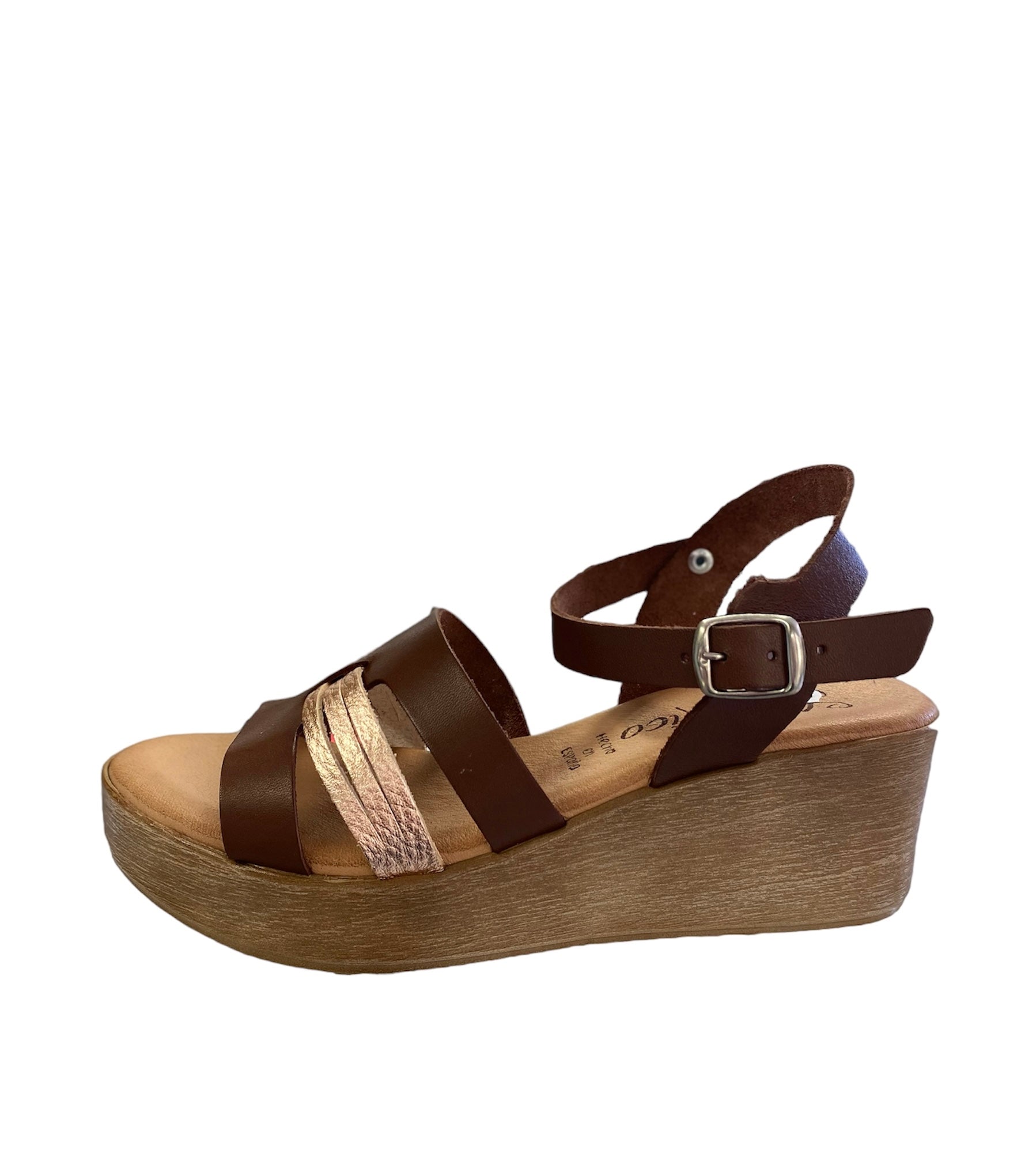 Valeria's Brown Wedge Sandal