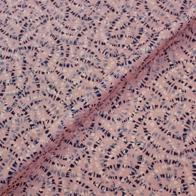 Wide Width Cotton Poplin - Plane Trails  - Plaster Pink