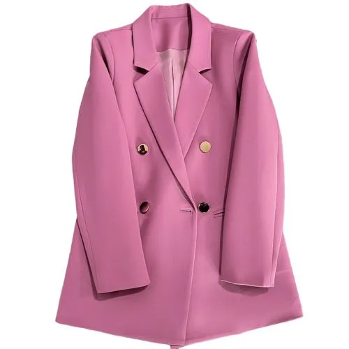 Women's Blazer Long Sleeve Blazers Pocket Business Simple Style Solid Color