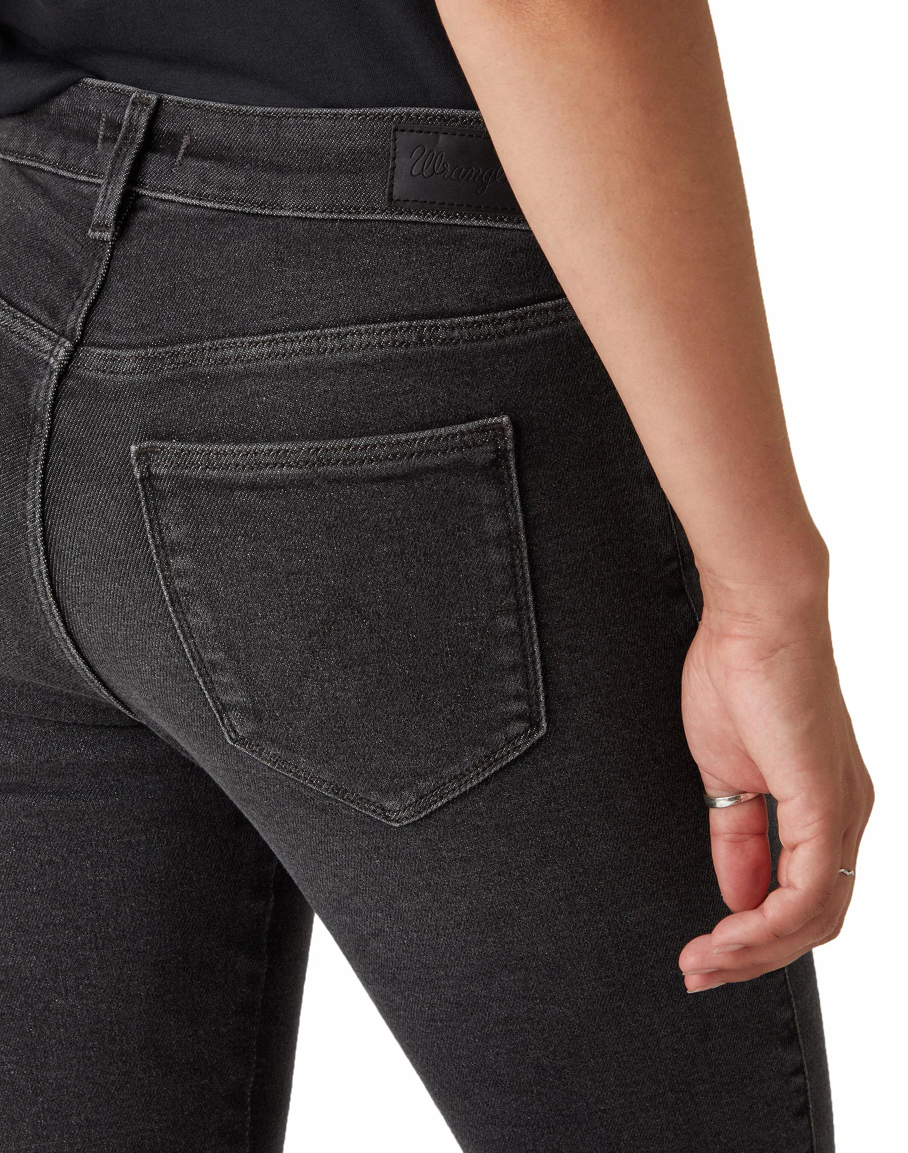 Wrangler Slim Stretch Jeans Black Beauty